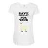 Save The Drama For Your Lama Maternity Scoop Neck T-shirt