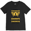 I'm Not a Superhero but I'm a Grandpa Who is Also an Engineer V-Neck Tee