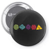 dungeons and dragons die hit Pin-back button
