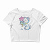 mice cream Crop Top