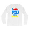 moustache you to be my valentine Long Sleeve Shirts