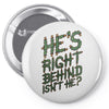 zombie right behind Pin-back button