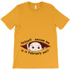 February Peeking Out Baby Boy T-Shirt