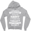 Super Cool Nanny Of A Freaking Awesome Granddaughter Zipper Hoodie