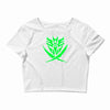 autobot and decepticon symbols Crop Top