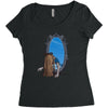 the looking glass Women's Triblend Scoop T-shirt