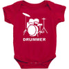 drummer drum kit indie rock music Baby Bodysuit
