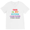 This Is My Human Costume I'm Really A Unicorn V-Neck Tee
