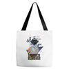 who loves labrador retriever Tote Bags