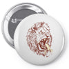 banana eating lion Pin-back button