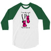 i run like a girl try to keep up 3/4 Sleeve Shirt