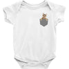 Cat Pocket Baby Bodysuit