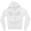 evil scary pumpkin face Zipper Hoodie