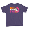 She Wants The D - Dunkin Donuts Youth Tee