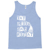 eat sleep sail repeat Tank Top