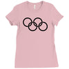 olympic rings Ladies Fitted T-Shirt