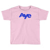 vote aye for scotland scottish yes independence Toddler T-shirt