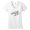 corvette c6 racing race gt endurance master car auto usa muscle Women's V-Neck T-Shirt
