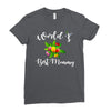 world's best mommy Ladies Fitted T-Shirt