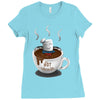 marshmallow man Ladies Fitted T-Shirt
