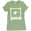 this is an old picture of me funny Ladies Fitted T-Shirt