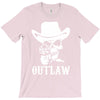 outlaw cow boy motor bike T-Shirt