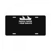 paddle faster i hear banjos hick redneck deliverance creek canoe License Plate