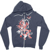 aztec quetzalcoatl Zipper Hoodie