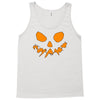 scary pumpkin face halloween Tank Top