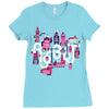 robo city Ladies Fitted T-Shirt
