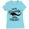 New Daddy 2018 Rokie Dept. Ladies Fitted T-Shirt