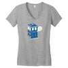 sci fi sacrilege Women's V-Neck T-Shirt