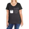 if you like coffee Ladies Curvy T-Shirt