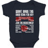 what have the ever done for us? Baby Bodysuit