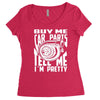 buy me car parts and tell me i'm pretty mechanic turbo nfs fan Women's Triblend Scoop T-shirt
