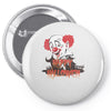happy halloween clown Pin-back button