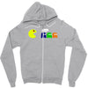 funny zombie Zipper Hoodie