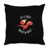 making an impact Throw Pillow