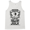 Never Underestimate Old Man Who Was Born July Tank Top