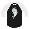 cute kawaii narwhals are cute 3/4 Sleeve Shirt