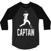 captain pinstripes 3/4 Sleeve Shirt