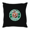 Starwars Coffee Throw Pillow