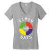 simon says funny Women's V-Neck T-Shirt