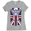 british biker Ladies Fitted T-Shirt