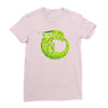 alien ouroboros Ladies Fitted T-Shirt