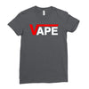 vape Ladies Fitted T-Shirt