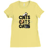cats cats cats Ladies Fitted T-Shirt