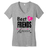 best friends forever Women's V-Neck T-Shirt