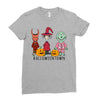 Hallowentown Lock Shock And Barrell Ladies Fitted T-Shirt