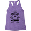I Am One Blessed Momma Racerback Tank